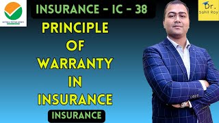 Principle of Warranty in Insurance [upl. by Yaja]