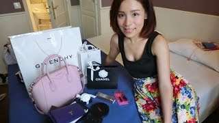 2014 巴黎放血之旅 ♡ Paris Haul Sephora Givenchy Bioderma Chanel Vichy Prada [upl. by Kaule]