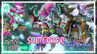 SUBTERROR CONTROL DECK COMBO RANKED GAMEPLAY YuGiOh Master Duel masterduel subterror [upl. by Ramma]