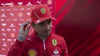 Charles Leclerc fully convinced Ferrari are moving in the right direction  Australian Grand Prix [upl. by Karilynn]