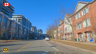 🇨🇦 Driving MOST DANGEROUS Neighbourhoods in MARKHAM Ontario  4K drive video [upl. by Asiela618]