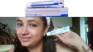 Brite Lite cream review skinbrightening unevenskintonemelasma fairskin [upl. by Norri]