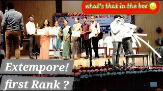 Extempore First rank  How to perform without prep 🧐 publicspeaking extempore ssb [upl. by Giorgi]