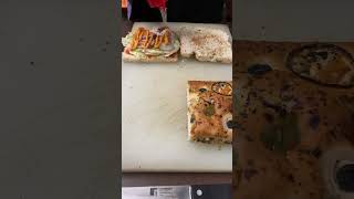 Focaccia bread sandwich [upl. by Brunn]