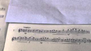 Violin Grade 4 Sight Reading No 7 Leggiero [upl. by Eivets251]