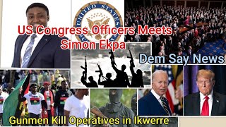 Biafra American Congress Meets Simon Ekpa Led BRGIE Two Killed As Gunmen Strike Igwuruta in Rivers [upl. by Enaujed]