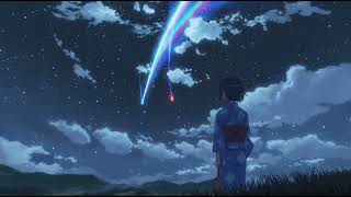 Mitsuha witnessing the comet ☄️ kiminonawa yourname Beautiful scene from Kimi no na wa [upl. by Brownson]