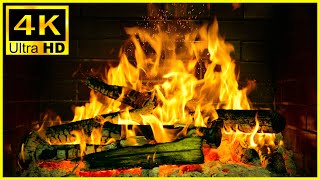 Goodbye Stress amp Anxiety with Relaxing Fireplace Sounds 🔥 4K UHD Fireplace 10 Hours amp Crackling Fire [upl. by Gardie]