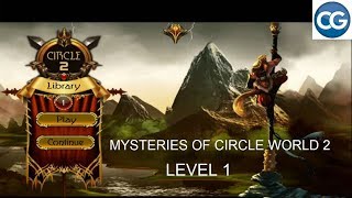 Walkthroug Mysteries of Circle World 2 level 1  Library  Complete Game [upl. by Asennav827]