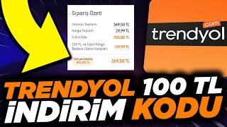 TRENYOL 100 TL İNDİRİM KODU ALMA YENİ KODLAR Trendyol İndirim Kodları 2024 [upl. by Kegan528]