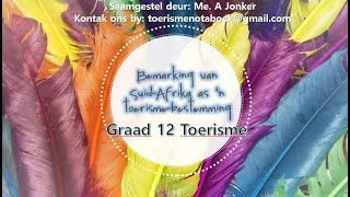 GR 12 TOERISME BEMARKING [upl. by Ylla967]