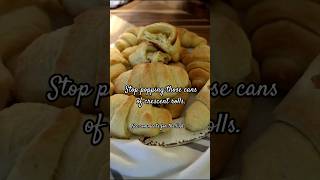 Homemade Crescent Rolls for the Holidays crescentrolls thanksgivingdinner dinnerrolls [upl. by Carce332]