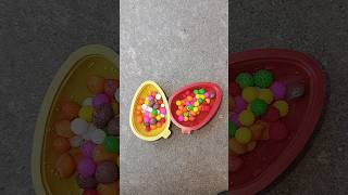 Kinder joy egg with colorful yums bounties 🎊shorts ytshorts kinderjoy kinderjoyegg [upl. by Pyne]