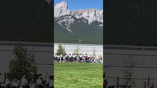 Canmore Highland Games summer canada canmore rockymountains scottish band mountains [upl. by Parker]