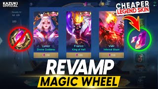 CHEAPER WAY TO GET LEGEND SKIN IS HERE  MAGIC WHEEL REVAMP [upl. by Eilra480]