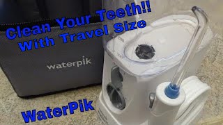 New Travel Size  Waterpik Water Flosser WP310  Must See [upl. by Ahseei]