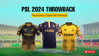 Throwback to Our Peshawar Zalmi Kit Reveal  PSL 2024  Khappal Team [upl. by Zetnom]