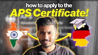 Step by Step  How to Apply for the APS certificate in 2024 🇩🇪 [upl. by Geneva]