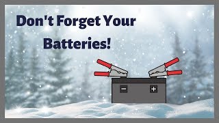 How To Winterize Your RVs Deep Cycle Batteries [upl. by Alimat]