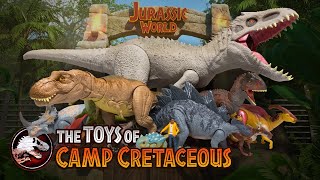 The Toys of Jurassic World Camp Cretaceous  collectjurassiccom [upl. by Aubigny]