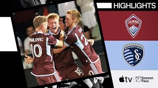 Colorado Rapids vs Sporting Kansas City  Full Match Highlights  July 4 2024 [upl. by Hedberg]