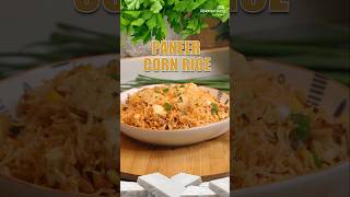 Yummy Paneer Corn Rice in Minutes  Leftover Rice Recipe [upl. by Limak616]