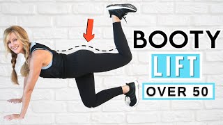 10 Minute Booty Burn Workout For Women Over 50  No Equipment [upl. by Wakeen792]