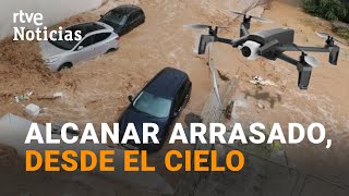 El DÍA DESPUÉS en Alcanar visto desde un DRON  RTVE Noticias [upl. by Nymassej]