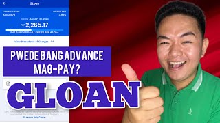 WALANG REBATE BA SA GLOAN ADVANCE PAYMENT BY GCASH [upl. by Auberbach82]