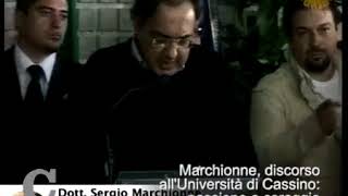 Marchionne il discorso all universita di Cassino [upl. by Wolfort]