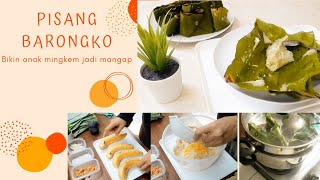 Cara membuat pisang barongko  Snack mpasi  Recook dr tan shot yen [upl. by Rella81]