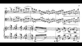 Arnold Schoenberg  Verklärte Nacht for Violin Cello and Piano Op 4 1899 ScoreVideo [upl. by Atinrehs17]