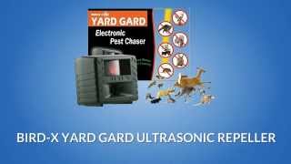 Bird X Yard Gard Ultrasonic Pest Repeller Review [upl. by Adnirol]