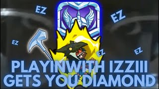 Playing Ranked With Izziii GETS you Diamond in Brawlhalla living Proof [upl. by Callean]