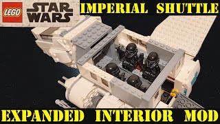 LEGO Star Wars 2021 Imperial Shuttle INTERIOR MOD [upl. by Bambi]