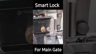 Smart Lock installation with Hikvision VDP  Electronic Rim Lock with Hikvision VDP [upl. by Noy]