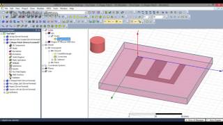 HFSS  E Shaped Patch antenna design [upl. by Nahtannhoj]