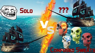 Solo Galleon in Hourglass  Sea Of Thieves why did I do this [upl. by Assenal682]