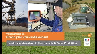 Emission spéciale  volet agricole du Grand plan dinvestissement [upl. by Eked]