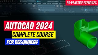 AUTOCAD 3D FOR BEGINNERS ll AUTOCAD 2021 COMPLETE COURSE ll 3D MECHANICAL DESIGN [upl. by Analra927]