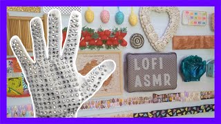 TRIGGER TRAIL  Dreamy Studded Glove  Long Nail Tapping and Scratching  ASMR [upl. by Clere]