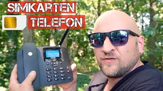 Festnetztelefon mit Simkarte Rentnerhandy Seniorentelefon [upl. by Oiramd823]