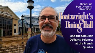 Boatwrights Dining Hall and the Ghoulish Delights Beignets at Port Orleans Resort [upl. by Illa]