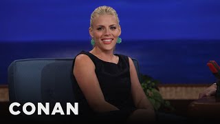 Busy Philipps Had A “Mad Men” Labor Hallucination  CONAN on TBS [upl. by Rianna]