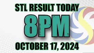 Stl Result Today 8pm OCTOBER 17 2024 [upl. by Fonseca]