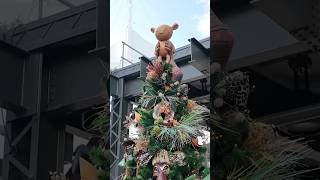 The Christmas Tree Stroll at Disney Springs disney christmas disneychristmas [upl. by Anoynek]