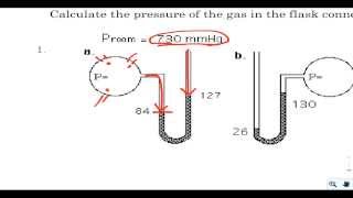 Manometer Example Problems [upl. by Lisabet]