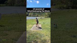 49 Seconds Of Wind Destroying Tee Shots 🌬️🥏 discgolf [upl. by Aisela42]