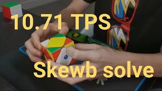 112 skewb single 1071 TPS [upl. by Ahsitel]