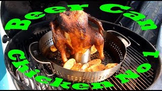 Beer Can Chicken und Grillkartoffeln [upl. by Goodden]